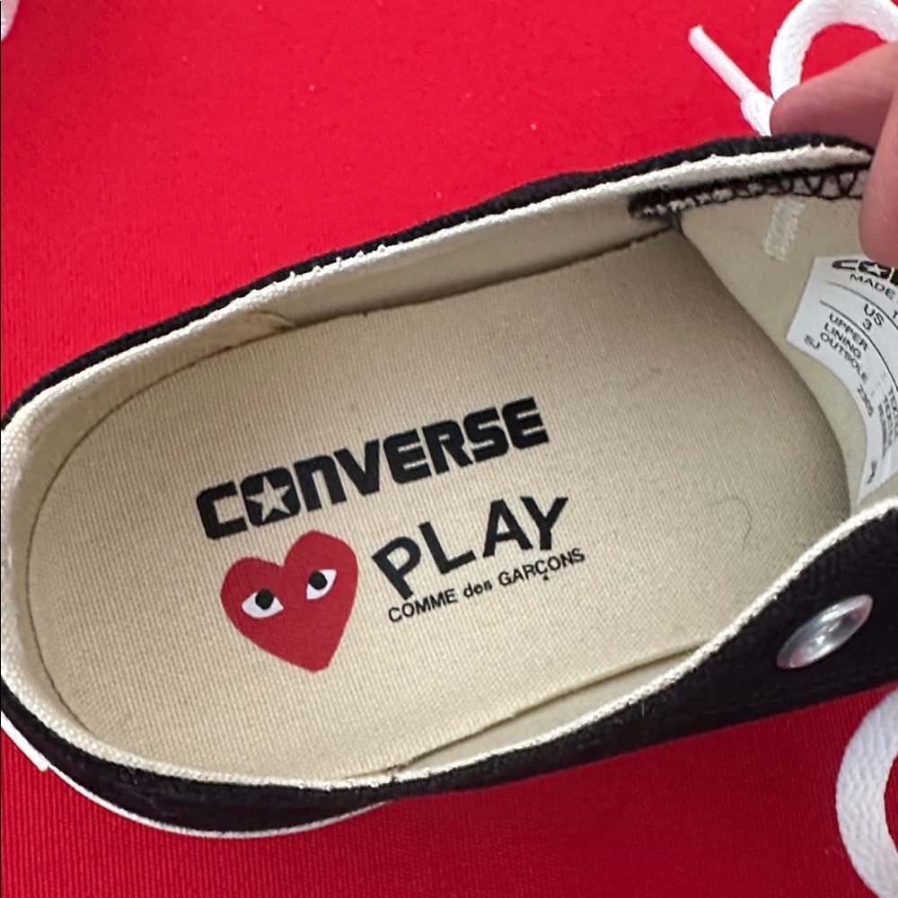 NEW COMME des GARCONS Converse All Star, Unisex, women or kids - Picture 4 of 7